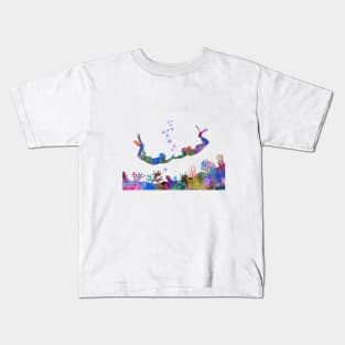 Scuba divers, scuba couple Kids T-Shirt